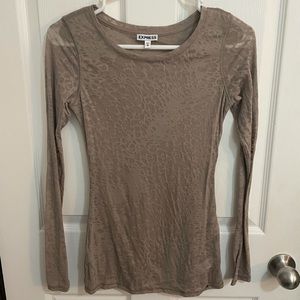 Textured Long Sleeve Top